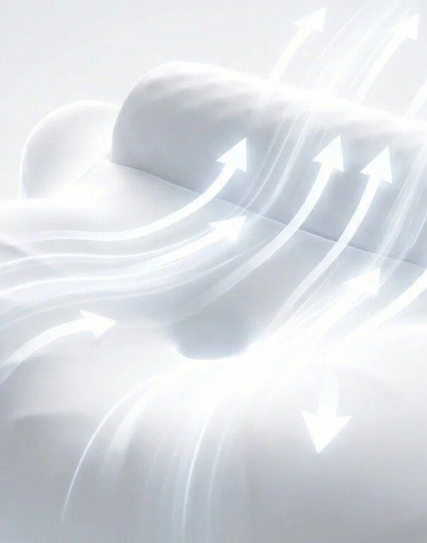 The New Derila 2026 Cooling Effect technology for active temperature regulation and night sweats relief.